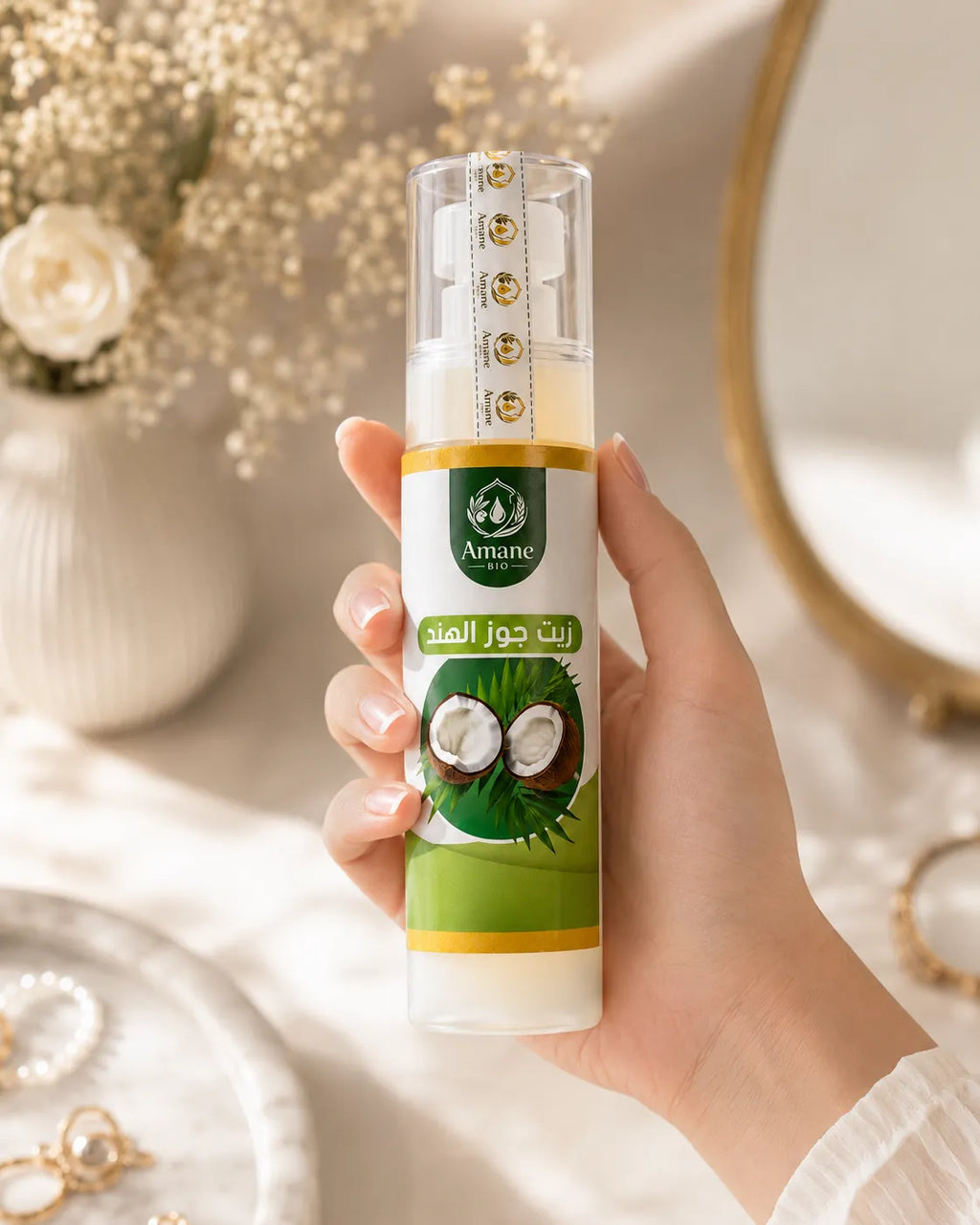 🥥 Huile de Coco 50ml | زيت جوز الهند (الكوك) 50مل