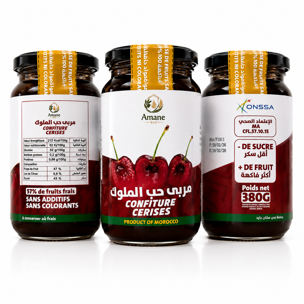 🍒💚 100% Natürliche Kirschmarmelade