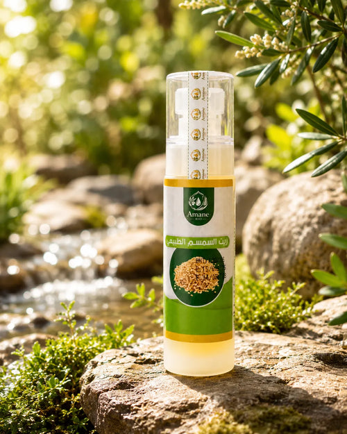 🌿💆 Huile de Sésame Cosmétique 50ml | زيت السمسم التجميلي 50مل
