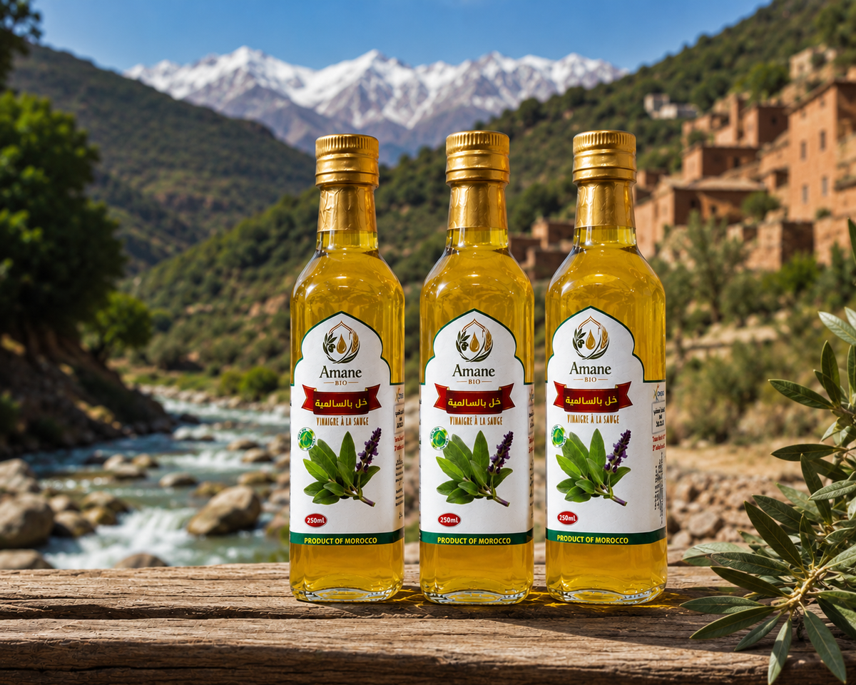🌿 Vinaigre de Sauge | خل السالمية