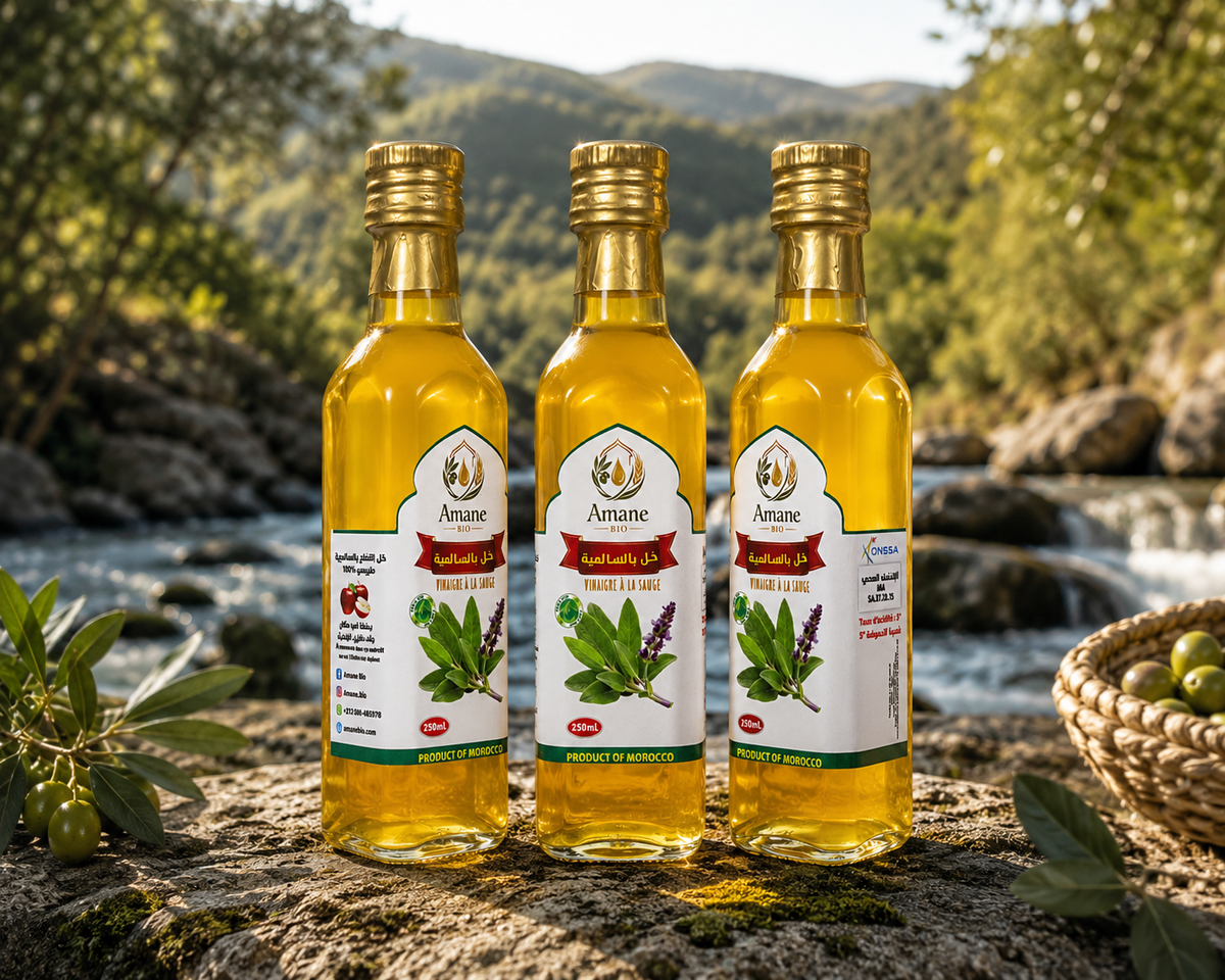 🌿 Vinaigre de Sauge | خل السالمية