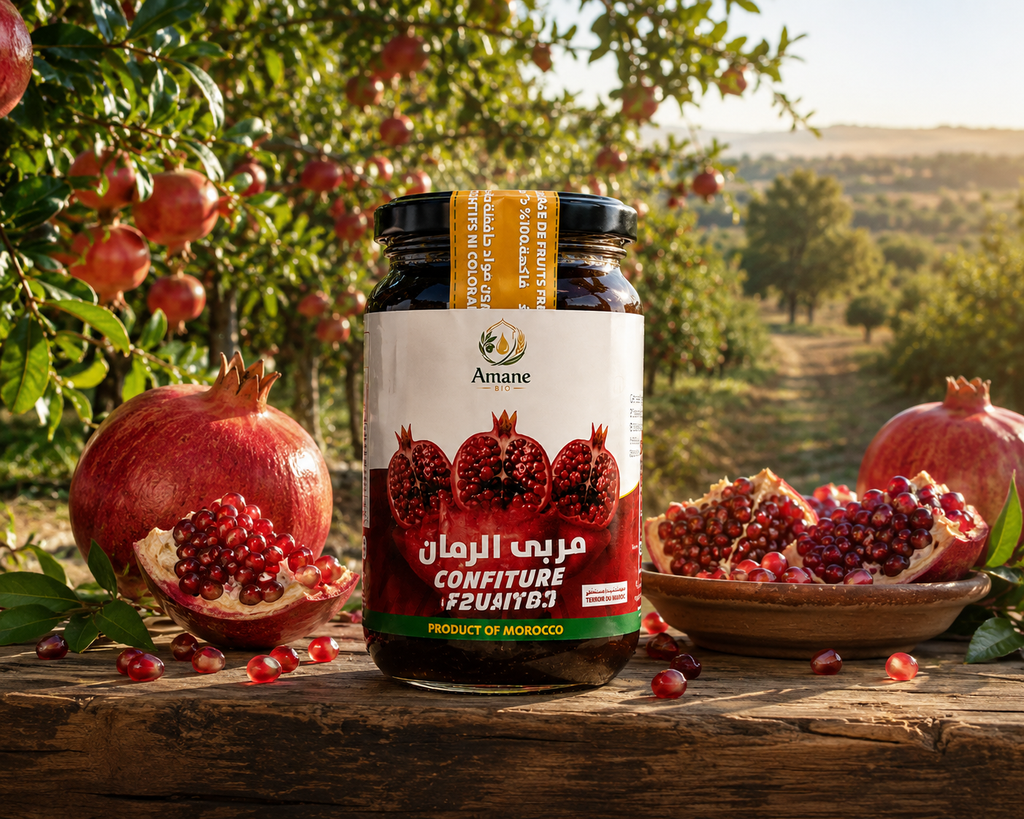 🍎💚 100 % natürliche Granatapfelmarmelade 