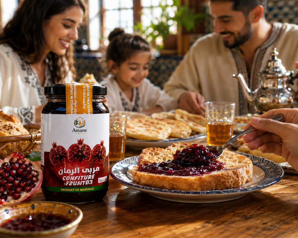 🍎💚 100 % natürliche Granatapfelmarmelade 