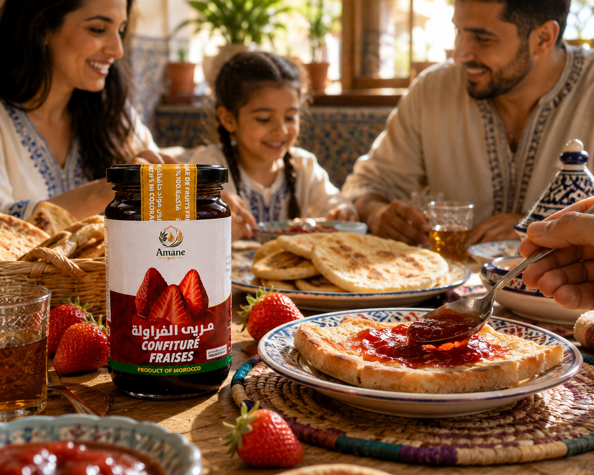 🍓💚 Confiture de Fraise 100% Naturelle | مربى الفراولة الطبيعي 100%