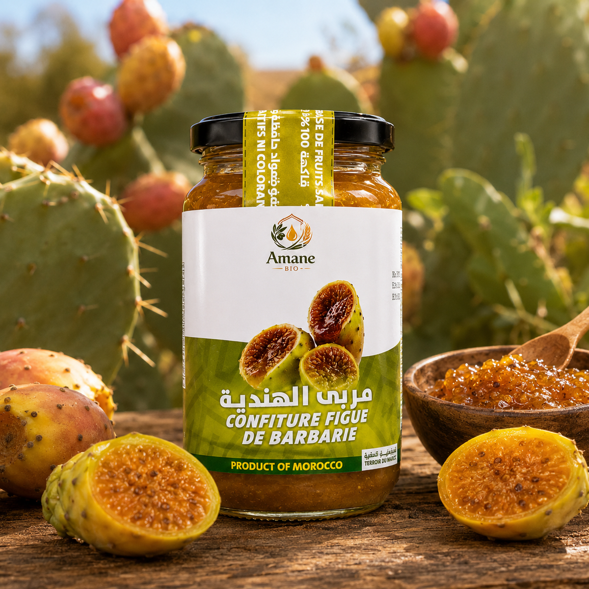🌵💚 Confiture de Figue de Barbarie 100% Naturelle | مربى الهندية الطبيعي 100%