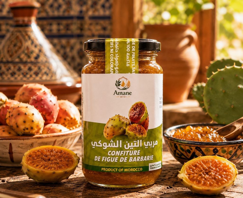 🌵💚 Confiture de Figue de Barbarie 100% Naturelle | مربى الهندية الطبيعي 100%