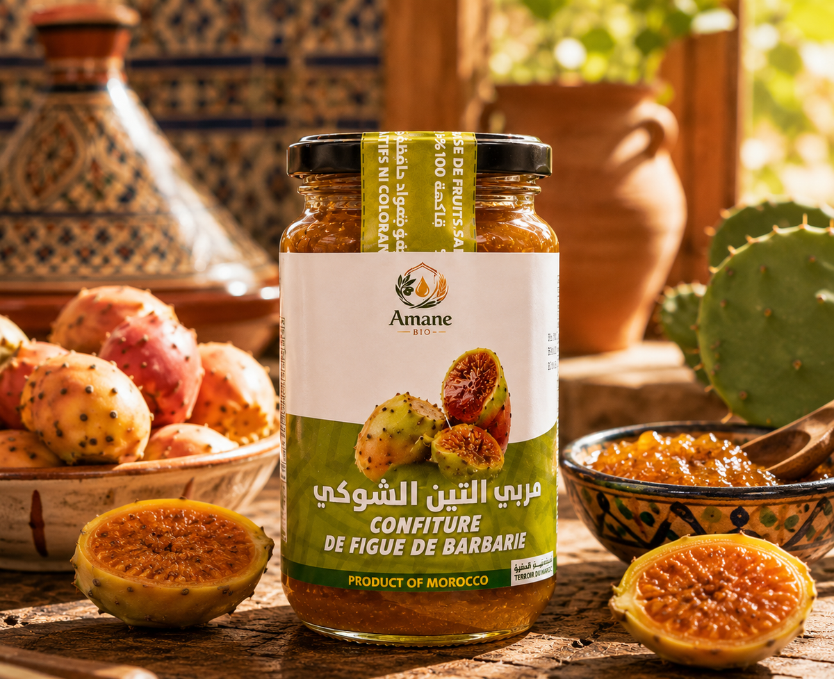 🌵💚 Confiture de Figue de Barbarie 100% Naturelle | مربى الهندية الطبيعي 100%