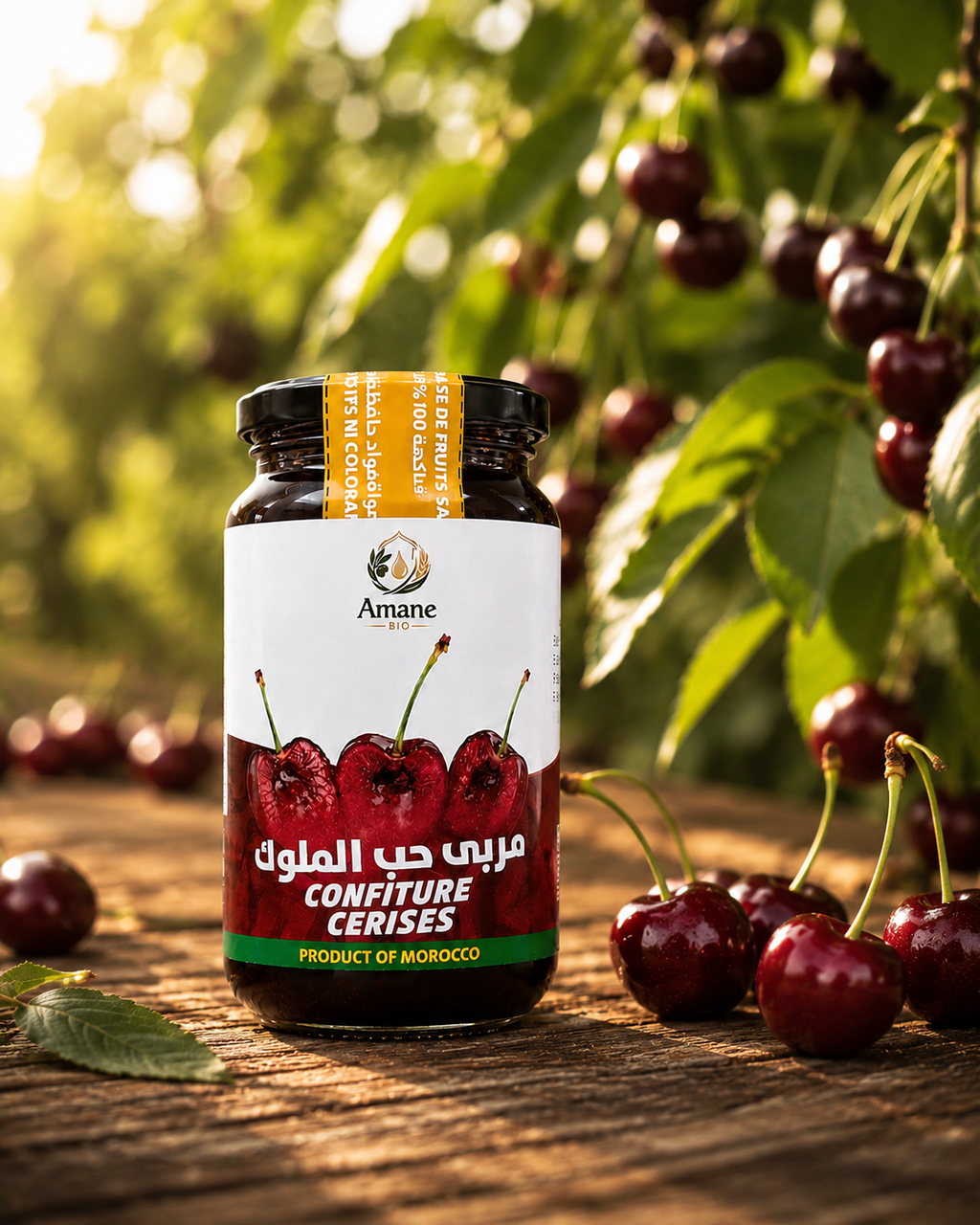 🍒💚 100% Natürliche Kirschmarmelade
