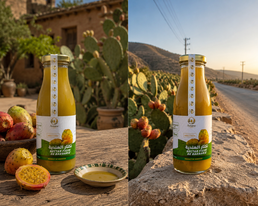 🌵💚 Nectar de Figue de Barbarie 100% Naturel | نكتار الهندية الطبيعي 100%