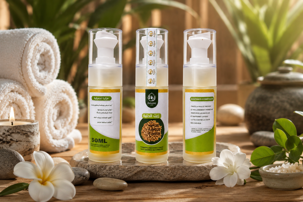 🌿💆 Huile de Fenugrec Cosmétique 50ml | زيت الحلبة التجميلي 50مل