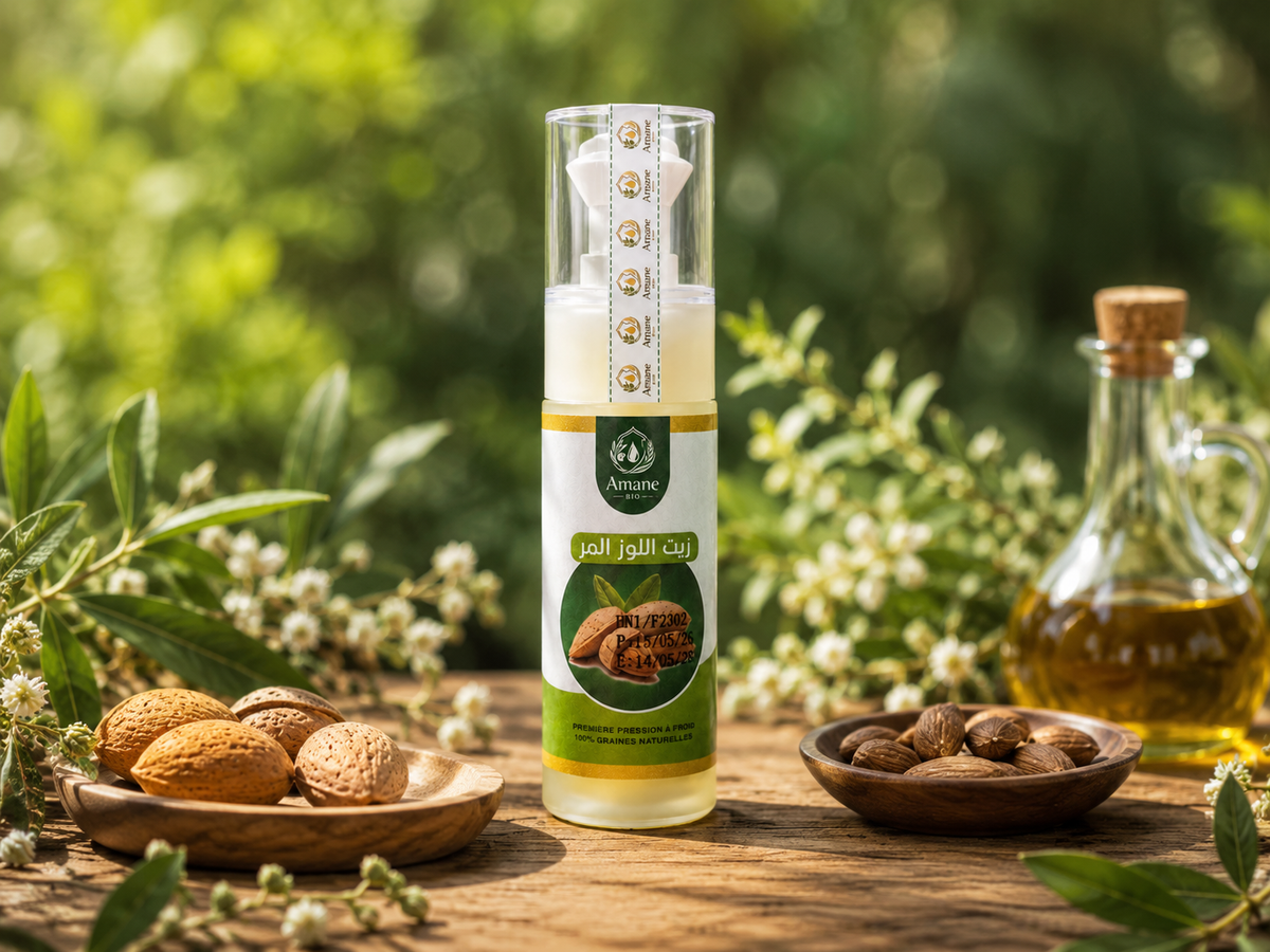 🌰 Huile d'Amande Amère 50ml | زيت اللوز المر 50مل