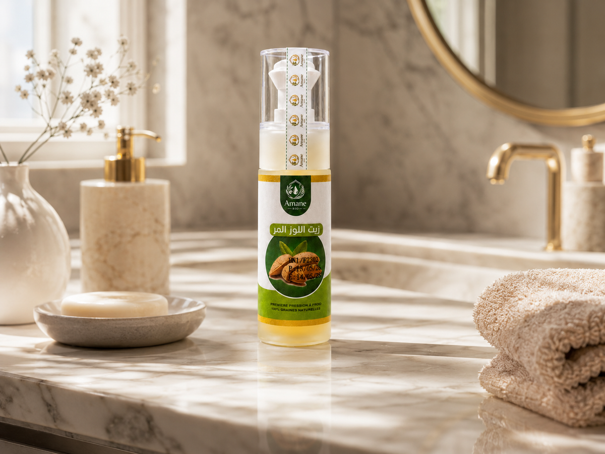 🌰 Huile d'Amande Amère 50ml | زيت اللوز المر 50مل