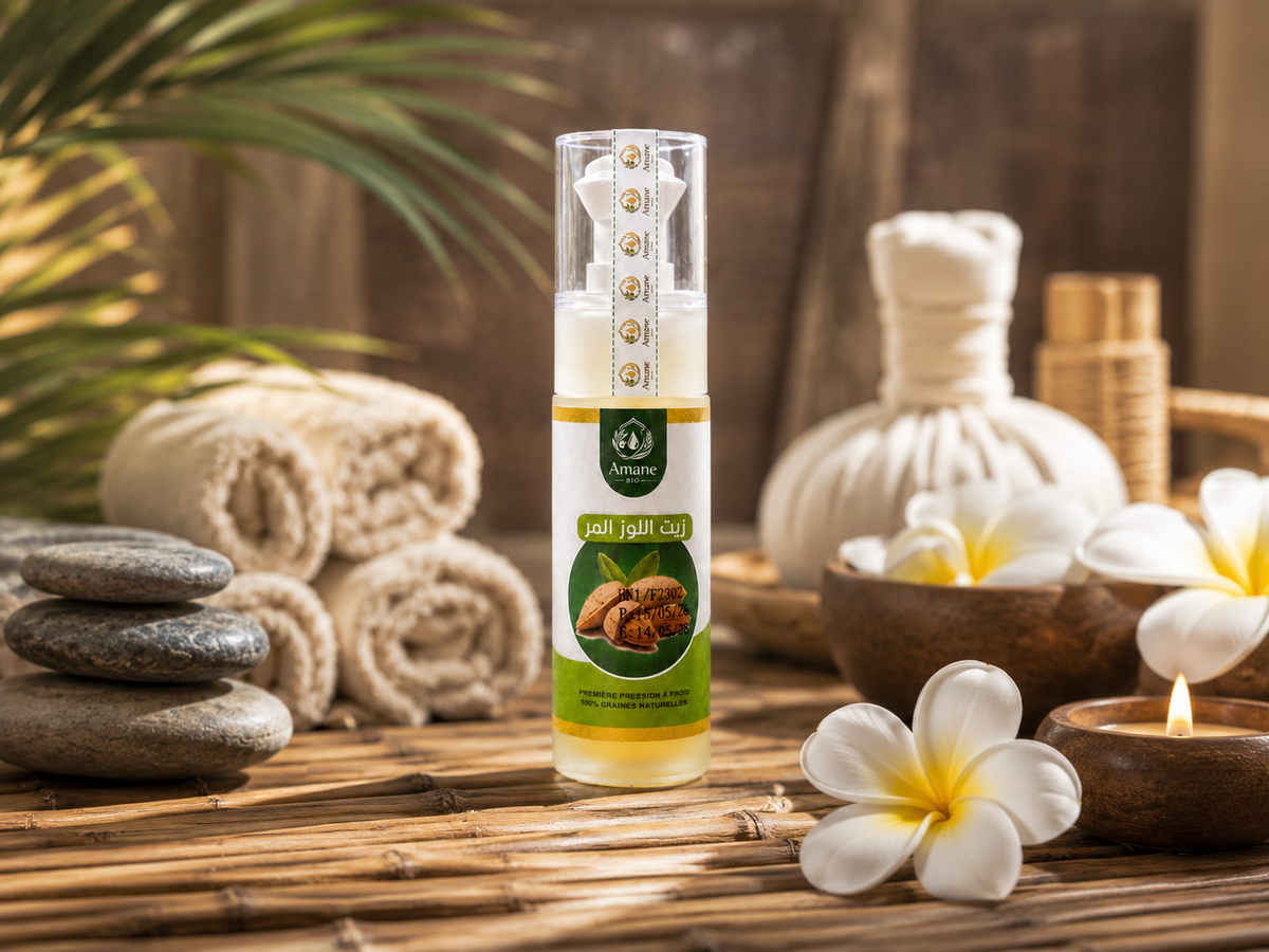 🌰 Huile d'Amande Amère 50ml | زيت اللوز المر 50مل