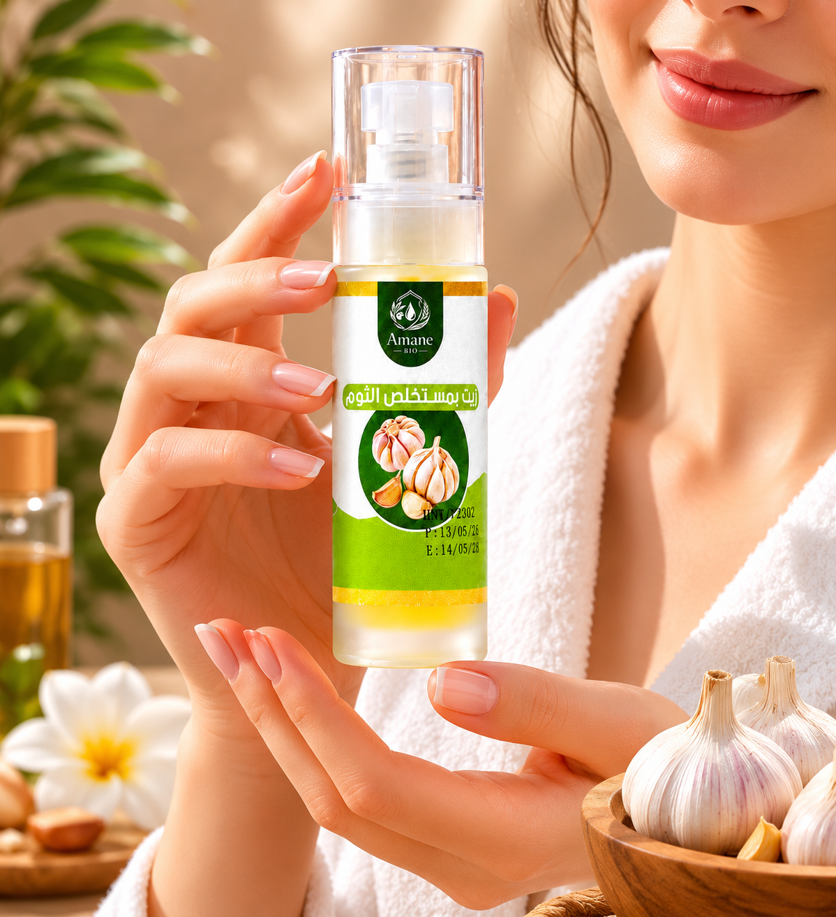 🧄 Huile à l'Extrait d'Ail 50ml | زيت بمستخلص الثوم 50مل