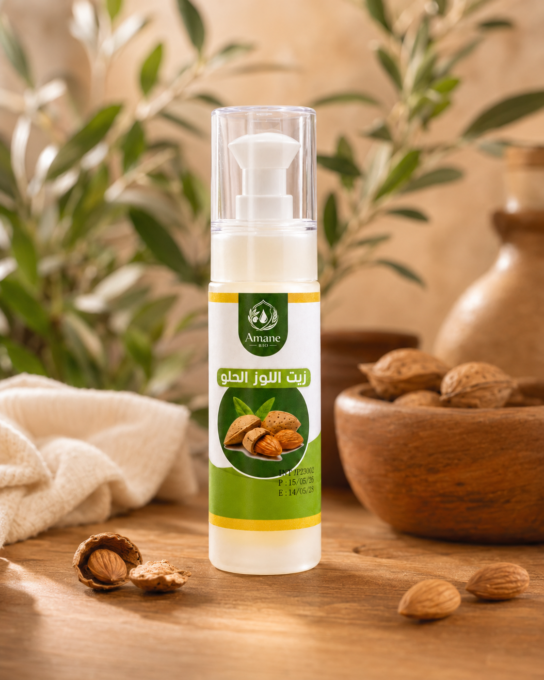 🌰 Huile d'Amande Douce 50ml | زيت اللوز الحلو 50مل