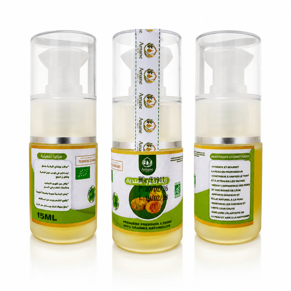 🌵🌿 Huile de Graines de Figue de Barbarie Naturelle 15ml | زيت بذور الهندية الطبيعي 15مل