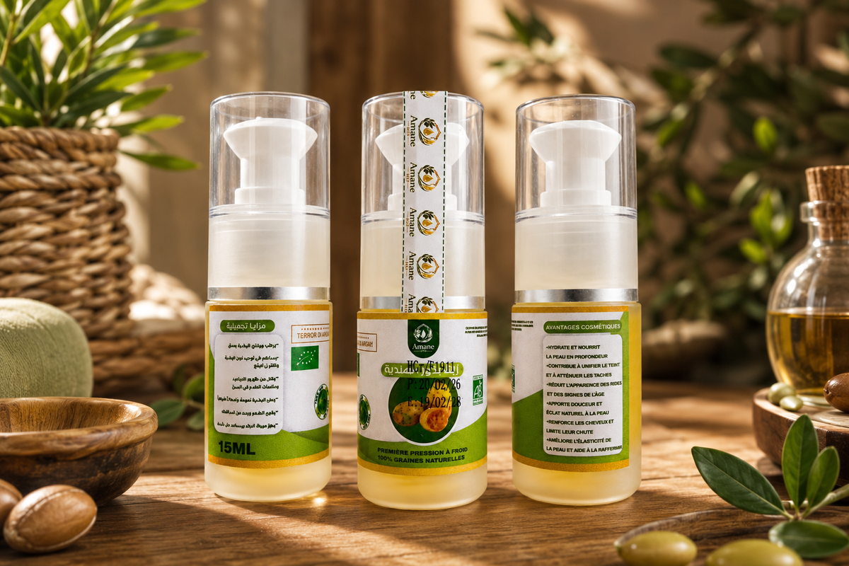 🌵🌿 Huile de Graines de Figue de Barbarie Naturelle 15ml | زيت بذور الهندية الطبيعي 15مل