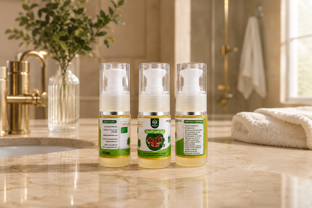 🍎🌿 Huile de Pépins de Grenade Naturelle 15ml | زيت حبوب الرمان الطبيعي 15مل