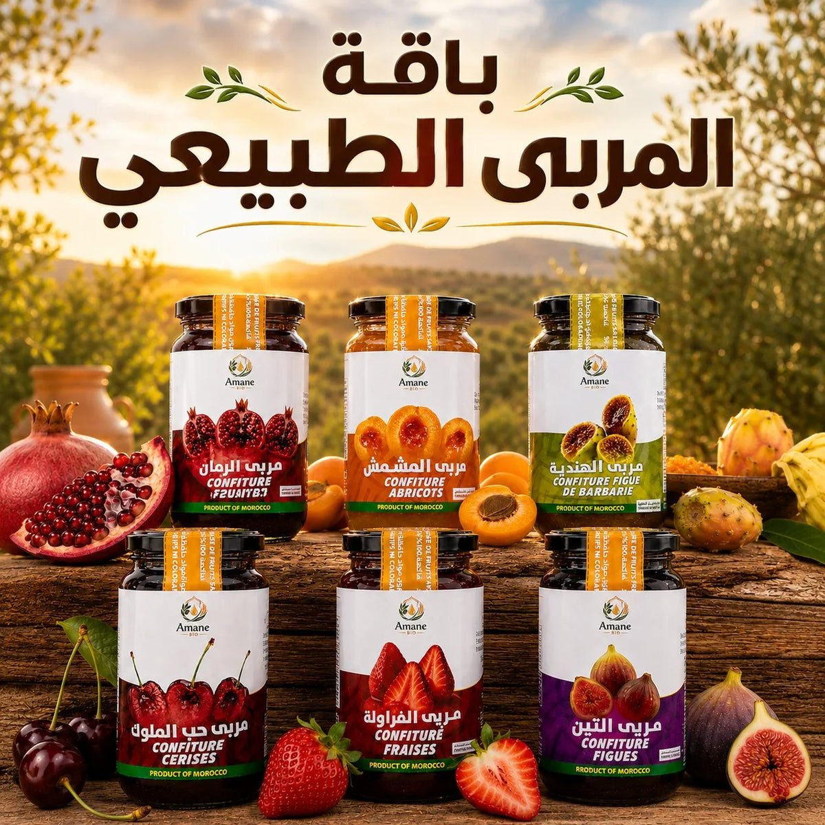 تشكيلة المربيات الفاخرة Collection Premium de Confitures.